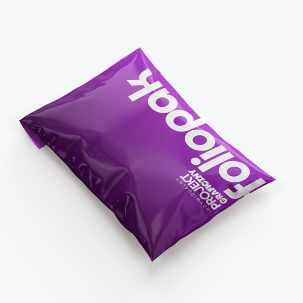 Projekt graficzny foliopaku do przesyłek