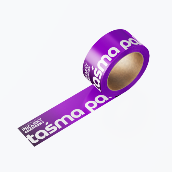 Projekt graficzny firmowej taśmy pakowej